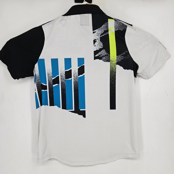 Vintage Nike Challenge Court Polo Shirt Mens Medium White Andre Agassi Tennis - Picture 4 of 10